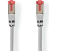 Câble Nedis Cat 6 | RJ45 mâle | RJ45 mâle | S/FTP | 5.00 m | rond | PVC | Gris | Accrocheur NE550721040