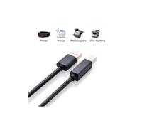 Câble Noie USB 2.0 de 1,8m A-B pour imprimante / scanner QUALITE SUPERIEURE. Compatible HP Lexmark Epson Canon IBM Brother. Longueur 1.8 m