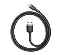 Cable Noir De Marque Baseus Pour Iphone 5 5s 6 6s 7 8 50cm 2.4 Amperes