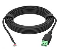 HP Poly Studio A2 Black Cable for Table Mic Input JST to Male Phoenix Connector 6M(20ft), Chine, 135 mm, 135 mm, 30 mm, 140 g B42BJAA