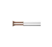 Câble non blindé 2x1 blanc S8281/100m