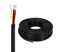 Câble Non Blindé À 3 Conducteurs,Cuivre Étamé, Fil De Commande Flexible For Câblage Interne, Systèmes D'automatisation Et Équipements Électroniques(45ft,16AWG-3C)