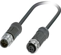 Câble non blindé pour capteurs/actionneurs pour applications extérieures Phoenix Contact SAC-4P-M12MS/5,0-28X/M12FS OD 1454118 Pôle: 4 Contenu: 1 pc(s)