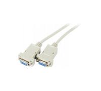 Cable null modem DB9F/F 5M