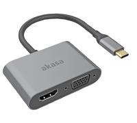 Câble Numérique A/V USB-C Vers 4K / Adaptateur VGA 1080p - AKASA