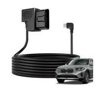 Câble OBD Auto - Réducteur de tension 12 V/24 V à 5 V prêt à l'emploi pour câblage permanent - Câble adaptateur USB | pour conduite quotidienne installation voyage route destinations de