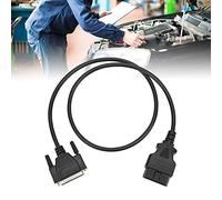 Câble OBD2 Mâle vers DB25 Mâle Diagnostic OBD2 Mâle vers DB25 Mâle Adaptateur de Câble Adaptateur 16 Broches 102cm Remplacement pour SBB V33 Programmateur de Clé