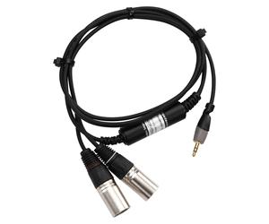 Cable Oppresseur Fil Connecteur XLR Male Jack 3,5mm DJ PA 1,5m Noise Eliminator