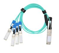 Câble Optique Actif 100G AOC, Distance De Transmission De 1 Mètre, Câble QSFP28 à 4 SFP28 Haute Vitesse 100G pour L'industrie Domestique