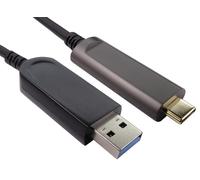 Câble Optique Actif Usb-A Vers Usb-C Usb 3.1 10Gbps 5M