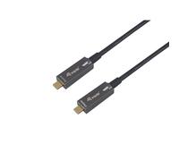 Equip Câble optique actif USB-C 119461 USB 3.2 Gen 2 5 m 10 Gbps 4K/60Hz PD 60W Noir