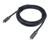 Equip Câble optique USB-C vers USB-C 119462 – 10 m, USB 3.2 Gen 2 10 Gbit/s, PD 60W, 4K/60Hz