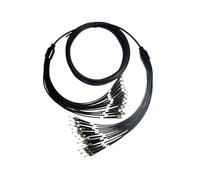 Câble optique extérieur blindé en TPU, cordon de raccordement, monomode, 12 conducteurs, LC-LC, SC, ST avec gaine de protection, solide et flexible, 250 mètres(ST-ST)