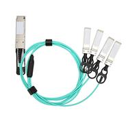 Câble Optique Haute Vitesse Qsfp à 4 SFP 40G, Composants Optiques à Noyau Importé, Câble Optique Actif de 1M (39,4 Pouces), Utilisé dans L'industrie Domestique