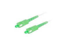 Câble optique - Lanberg - G657B3 - Simplex - 10m - Blanc - 3.0mm