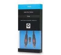 D2 Diffusion Câble optique mâle/mâle 3 m + adaptateur Jack 3,5 mm – Garantie 10 ans