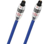 Oehlbach Câble optique XXL Series 80 Toslink mâle–mâle 1 m Bleu