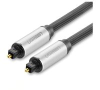 UGREEN Câble optique Toslink Fibre Optique Audio Numérique 2m Nylon Aluminium pour PS3, PS4, SKY+, SKYHD, XBOX One, Blu-ray, CD, DVD, Amplificateurs AV