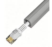 Cable Organizer 0.4x0.4in Side Opening Cord Covers for Wires on Wall PVC One Cord wire Hider for Home Office(Gray,1000cm/394in)