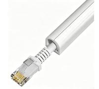 Cable Organizer 0.4x0.4in Side Opening Cord Covers for Wires on Wall PVC One Cord wire Hider for Home Office(White,100cm/39in)