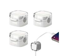 Cable Organizer Magnetic, Wire Keeper for Charging Cords, Desk and Wall Mount, Phone Charger Clip, Cord Management, Home Office Desk Accessories, Neat Tidy Setup, Wall Mount