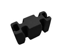 Cable Organizer | Multi Groove Design | 6.4x3.5x2.5cm | Steel Weighted Cord Holder | Cable Straps | Free Storage | for Desktop