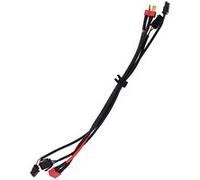 Câble Original Liaison Batterie au Contrôleur 25cm 3 + 3 Broches E-Twow Noir Noir G