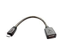 Câble OTG USB 2.0 - UNITEK - Y-C438 - USB A Femelle - Micro-USB B Mâle - 25 cm