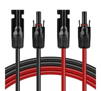 Câble Panneau Solaire 4mm² - Rallonge 5m 12AWG Étanche IP68 Mâles/Femelles - Câble PV Extension