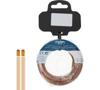 Câble parallèle plat EDM 28718 Transparent 10 m 2 x 0,75 mm