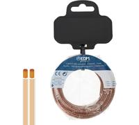Câble parallèle plat EDM 28721 Transparent 25 m 2 x 0,75 mm