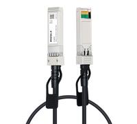 Câble passif SFP+ DAC Twinax SFP+ vers SFP+ à connexion directe en cuivre pour Cisco SFP-H10GB-CU0.5M, Meraki, Ubiquiti UniFi, Mikrotik, Intel, Fortinet, Netgear, D-Link, TP-Link et plus encore 0,5 m