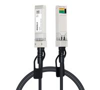 Câble passif SFP+ DAC Twinax SFP+ vers SFP+ à connexion directe en cuivre pour Cisco SFP-H10GB-CU1M, Meraki, Ubiquiti UniFi, Mikrotik, Intel, Fortinet, Netgear, D-Link, TP-Link et plus encore 1 m