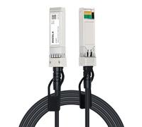 Câble passif SFP+ DAC Twinax SFP+ vers SFP+ à connexion directe en cuivre pour Cisco SFP-H10GB-CU2M, Meraki, Ubiquiti UniFi, Mikrotik, Intel, Fortinet, Netgear, D-Link, TP-Link et plus - 2 m