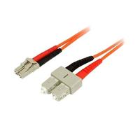 Câble patch à fibre optique duplex 50/125 multimode 1 m LC - SC - Câble réseau - LC multi-mode (M) pour SC multi-mode (M) - 1 m - 1 m - fibre optique