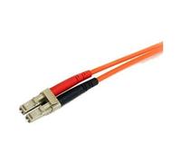StarTech Câble patch fibre optique duplex FIBLCST1 62,5/125 OM1 1 m LC-ST LSZH Orange