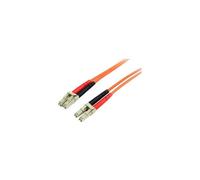 StarTech Câble fibre optique duplex multimode LC-LC OM1 62,5/125 1 m LSZH orange