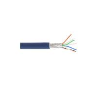 Câble patch Cat.6(A) S-STP/PIMF,, sans halogènes 500MHz, bleu, 100m
