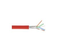 Câble patch Cat.6(A) S-STP/PIMF,, sans halogènes 500MHz, rouge, 100m