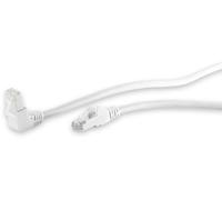 Câble Patch Cat 6 S/FTP PIMF Angle Droit Blanc 10 m