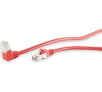 Câble patch cat 6 S/FTP PIMF angle droit rouge 2m