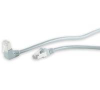 Câble patch cat 6 S/FTP PIMF droit-angulaire 15m