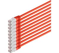 Câble patch cat 6 S/FTP PIMF HF VE10 rouge 0,25m