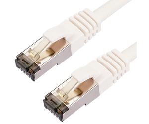 Câble Patch Cat.8.1 LAN Câble RJ45 Blanc 1 m