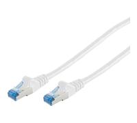 Câble patch cat6A S/FTP PIMF blanc 0,25m