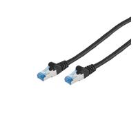 Câble patch cat6A S/FTP PIMF noir 3m