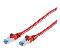 Câble patch cat6A S/FTP PIMF rouge 1m