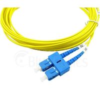 Câble patch Cisco CAB-SMF-SC-SC-7 BlueOptics duplex à fibre optique, SC-UPC/SC-UPC beige, 7.5 mètres, monomode, E9/125µm G.657.A1, atténuation d'entrée : moins de 0.2dB, fibre de marque, ferrule céram