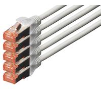 Câble patch DIGITUS cat. 6 S/FTP 10,0 m vert 5pcs