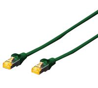 Câble patch DIGITUS Cat. 6A S/FTP 1,0 m vert 10 pièces